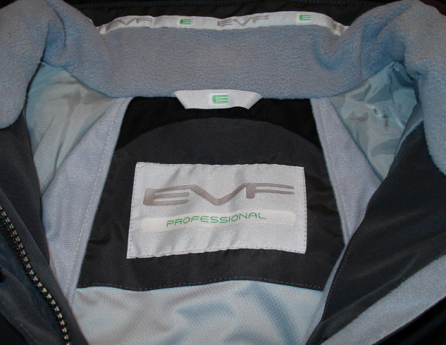 EVF clothing label