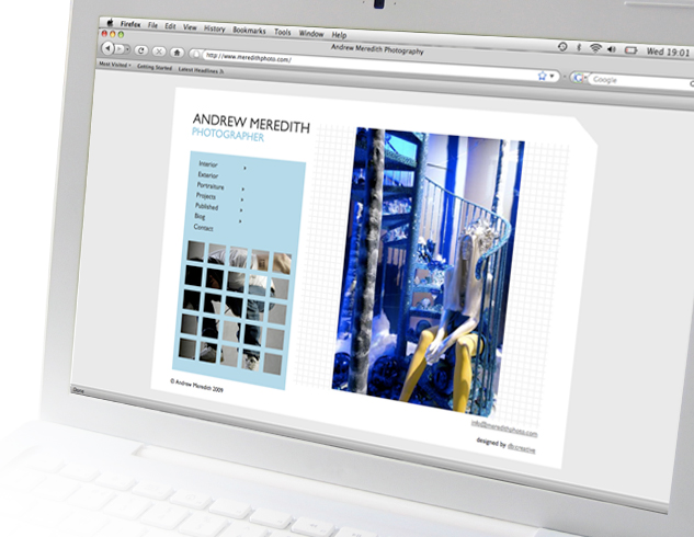 Andrew Meredith photography Website